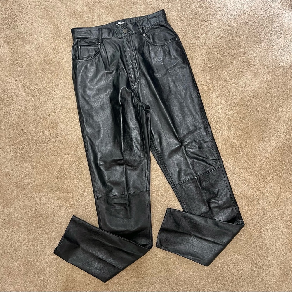 Vintage Maxima Wilsons Leather Pants Bike Mobwife Classic